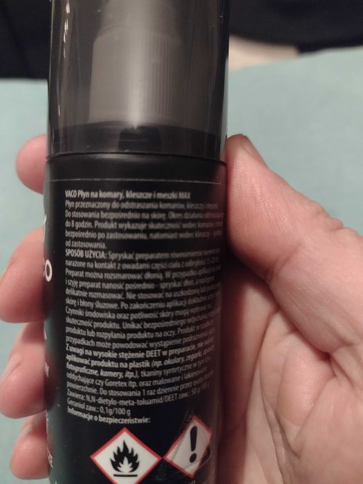 Spray na komary i kleszcze Deet Vaco