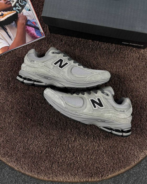 !SALE! Кросівки New Balance 2002r Grey Black Premium 41 42 43 44 45 46 нб чорні