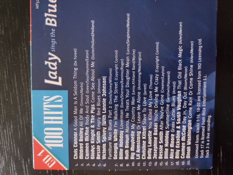 Pack de 5 CDs de blues no feminino