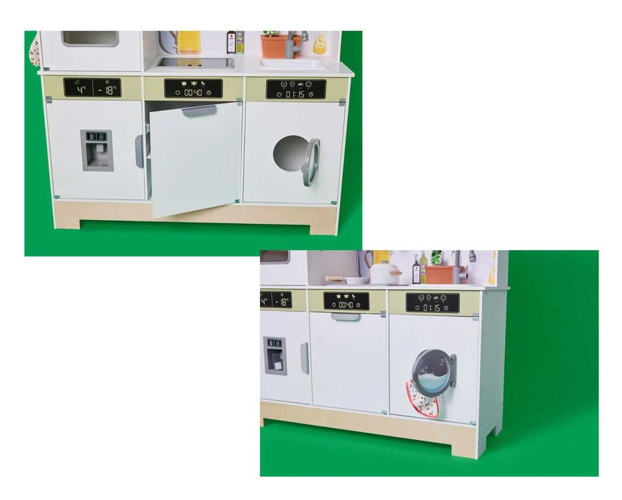 kuchenka dla dzieci kuchnia kostkarka zmywarka pralka mikro DREWNO XXL