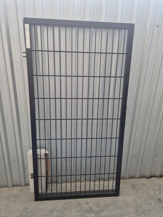 furtka ogrodzeniowa 1000x1700 czarna