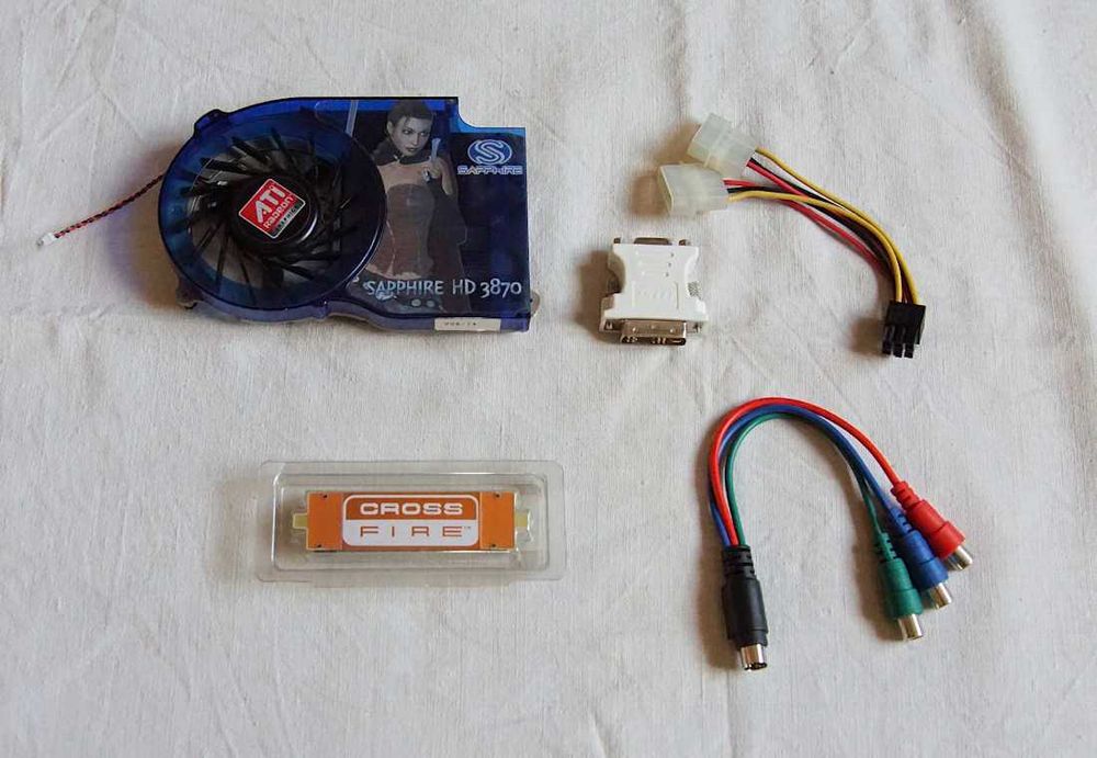 Retro Karta Graficzna ATI Radeon HD 3870 DDR4 512 Mb!