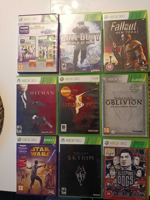 Gry Xbox 360 – różne tytuły