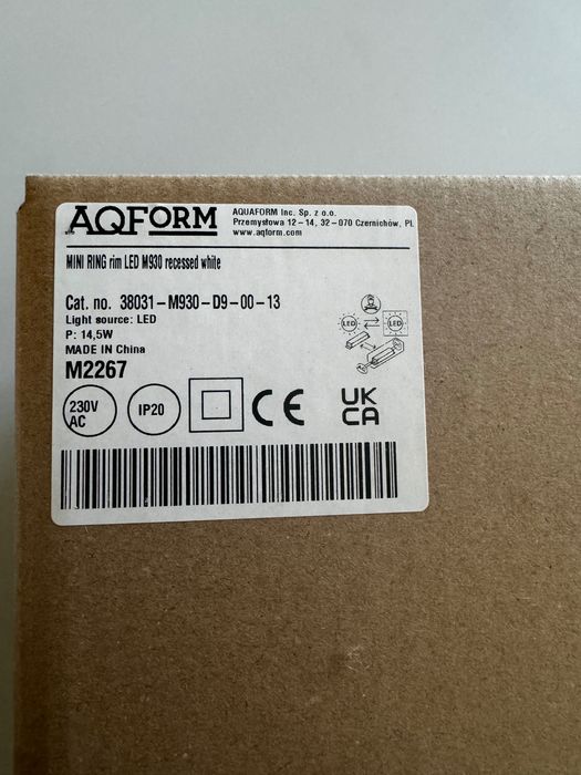 AQFORM mini ring rim led M930 recessed white