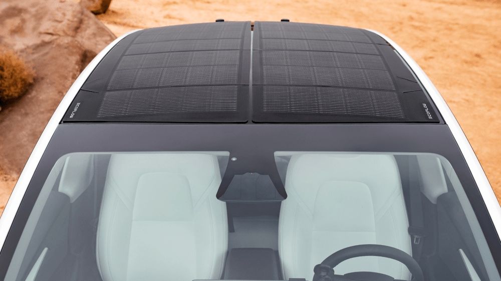 Сонячна панель EcoFlow 256W EV Solar Panel (for Tesla Model 3)/ EcoFlow HeatGuard Solar Film