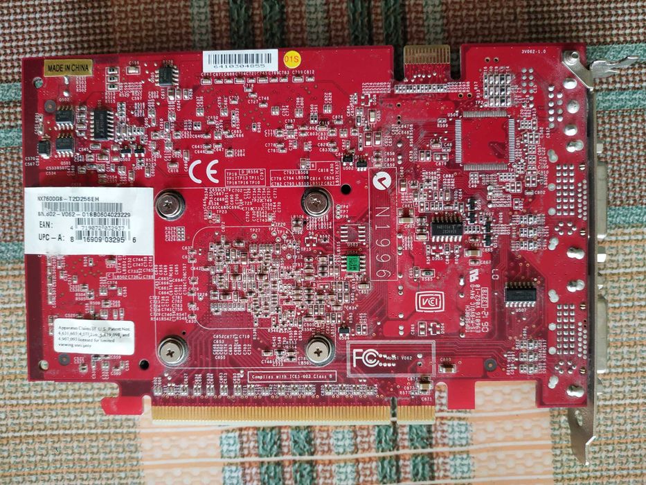 Видеокарты 7600GT/7600GS 256 Мб рабочие