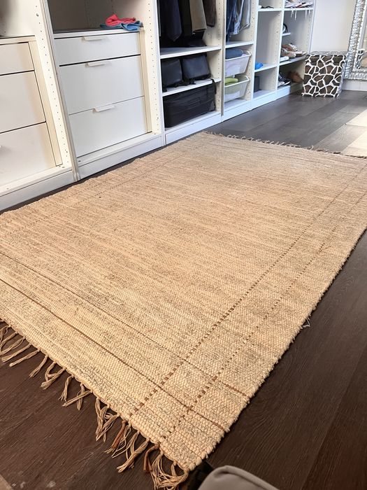 Carpete retro.Feito a mão.