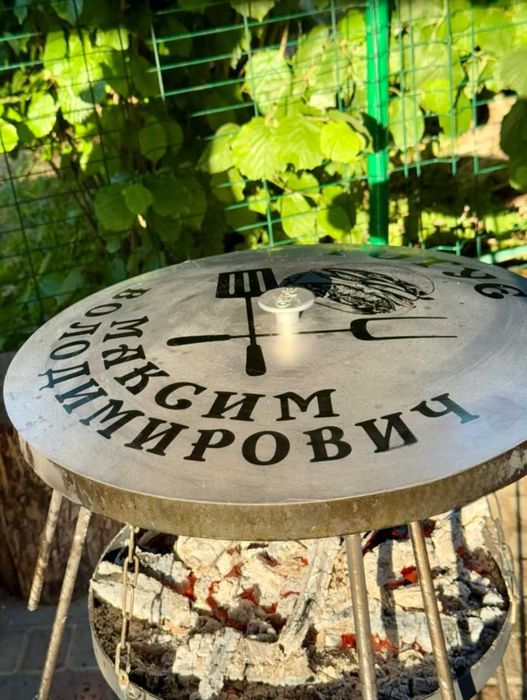 Сковорода із диска оригінальної борони 7 мм справжній диск борони