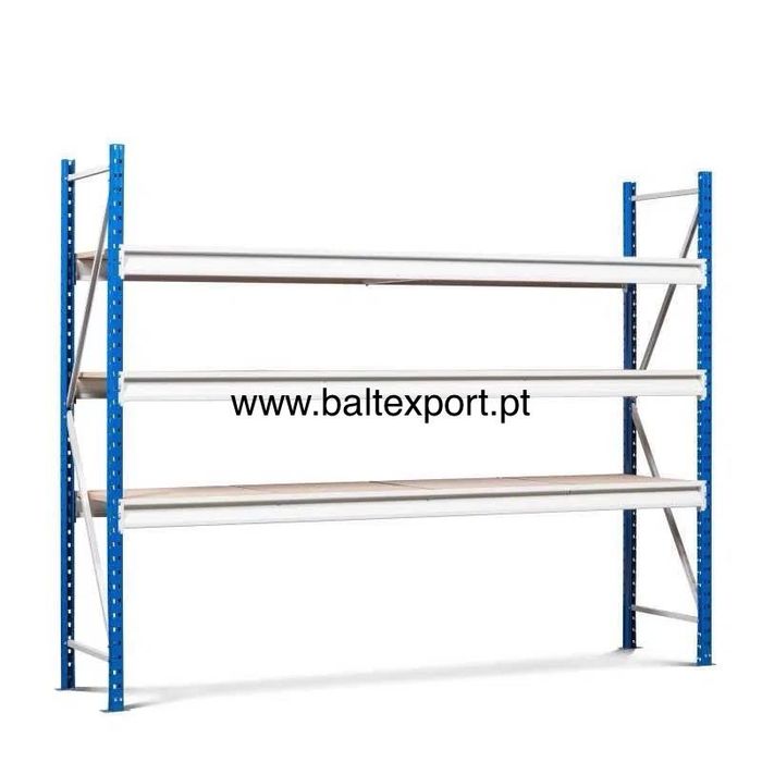 Estante Racks Prateleiras 2000Ax2000Cx600P 3Níveis Aglomerado Incluído