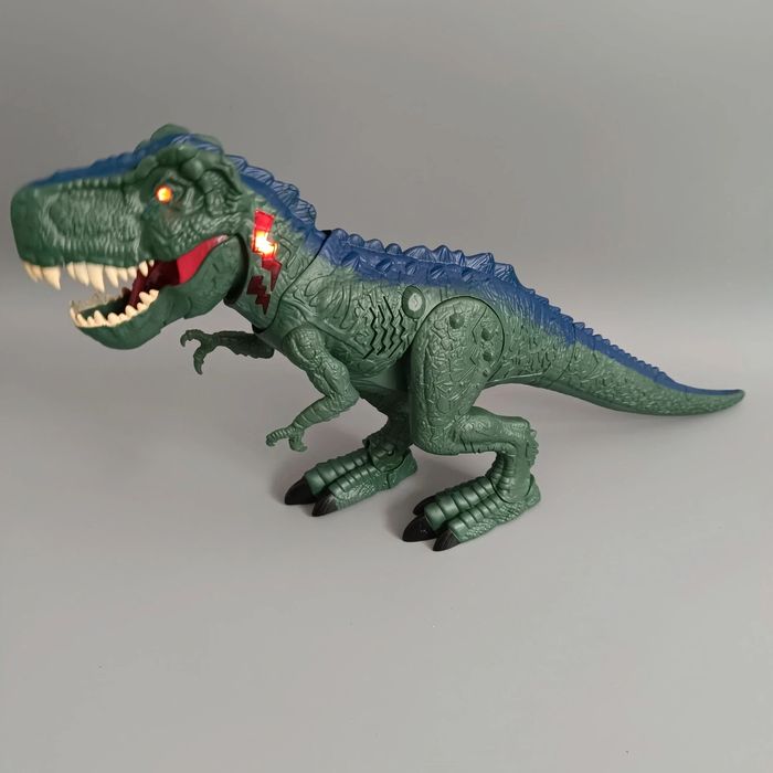 Dinozaur duży chodzi wydaje dźwięki