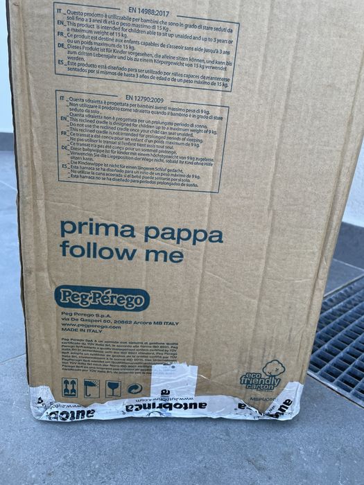 Cadeira de Refeição Peg Perego Prima Pappa Follow Me