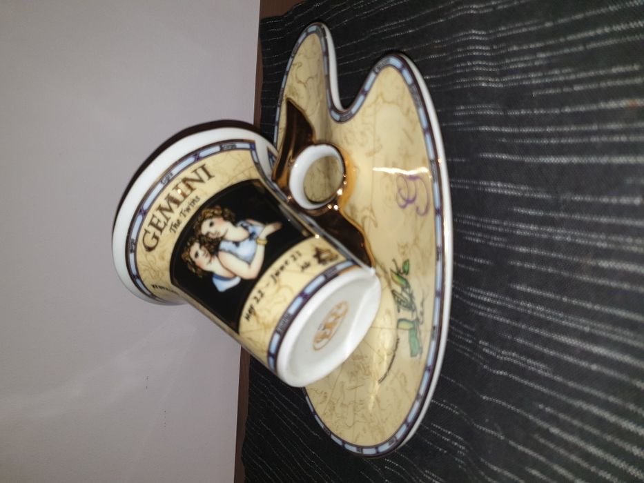 Chávena pires signo do Zodíaco Gémeos