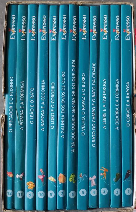 Livros infantis - Coleção "Fábulas de La Fontaine"