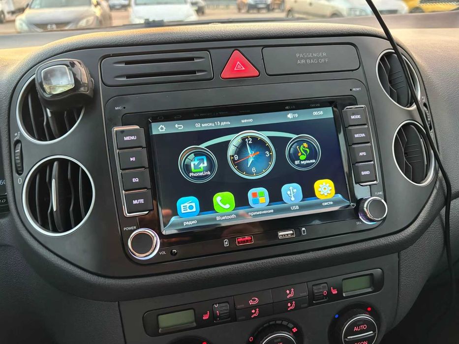 Автомагнітола 7-дюймів 4/64GB/Volkswagen,Skoda,VW,Seat автомагнитола
