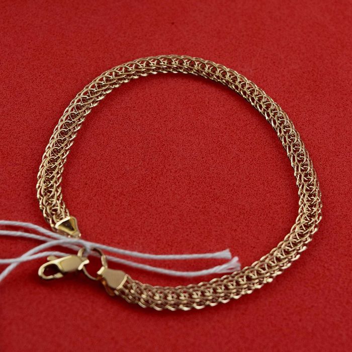 Браслет золото 3,89 гр 17 см Золотий браслет Золото 585 проба
