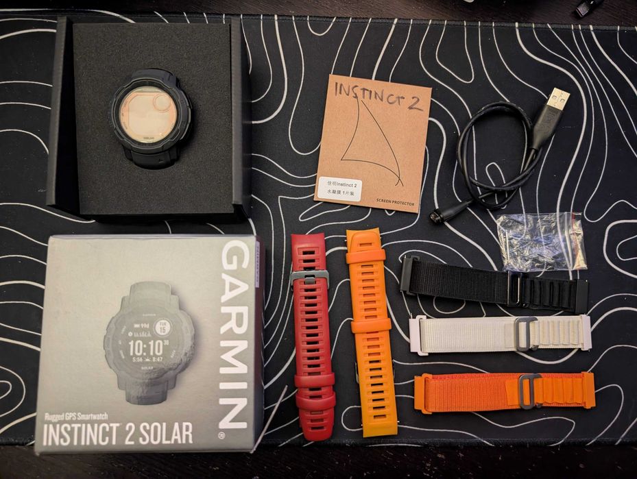 Garmin Instinct 2 Solar / grafitowy / 6 pasków!