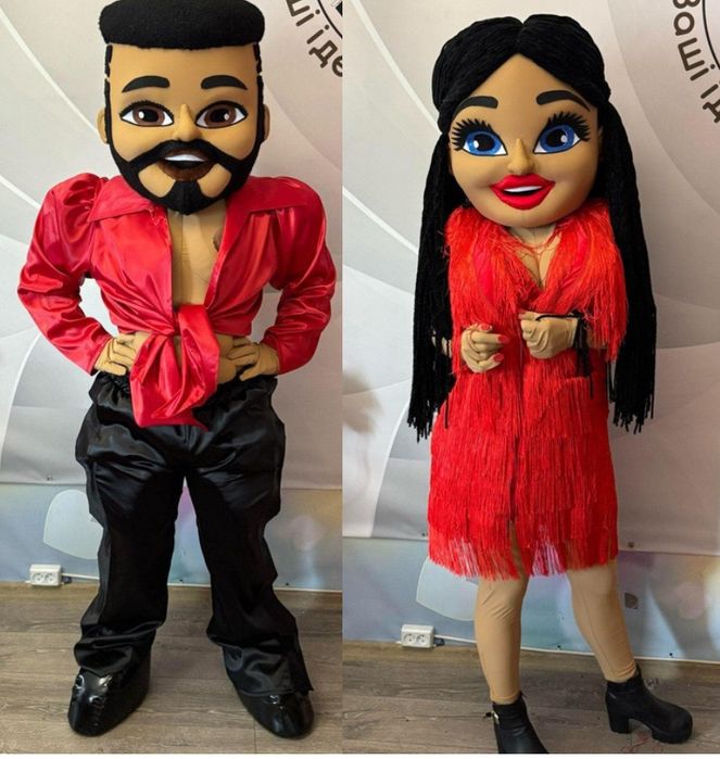 Żywa maskotka, Alvaro, Jessica, Mężczyzna, Kobieta, Tancerz, Tancerka