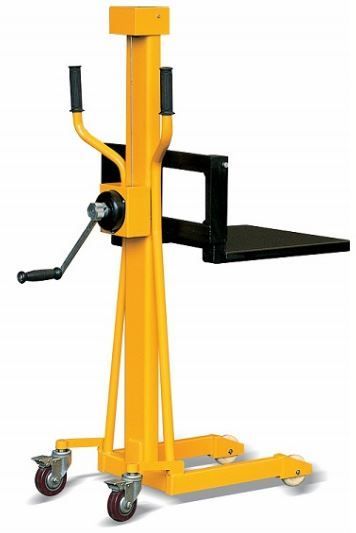 Empilhador stacker monta-cargas de platafporta-paletes manual elevação