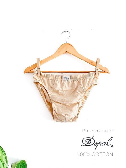 Cueca Algodão Dopal Bege L - Underwear Cotton Dopal Beige L