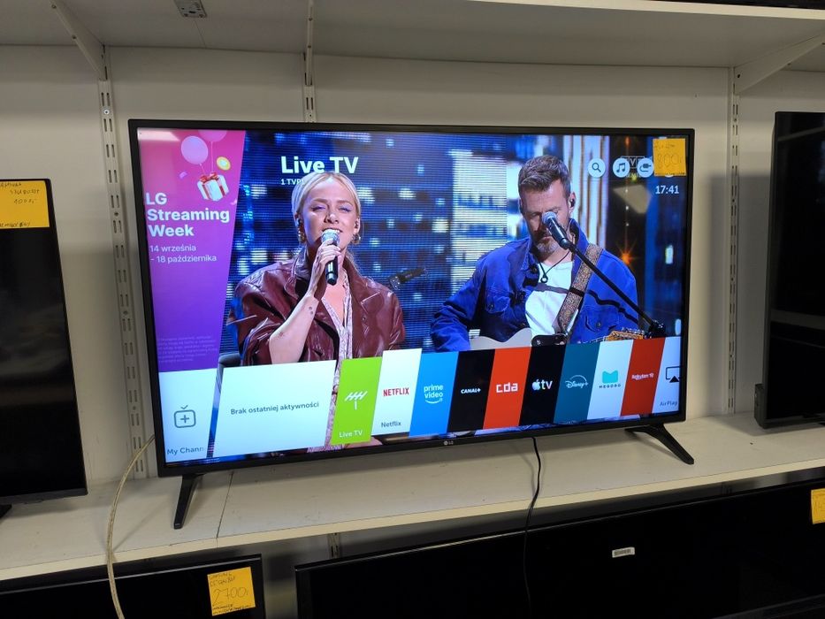 LG 49 cali 4K UHD hdr Smart WiFi DVB-T2 49UK6200 gwarancja 3m telewizor