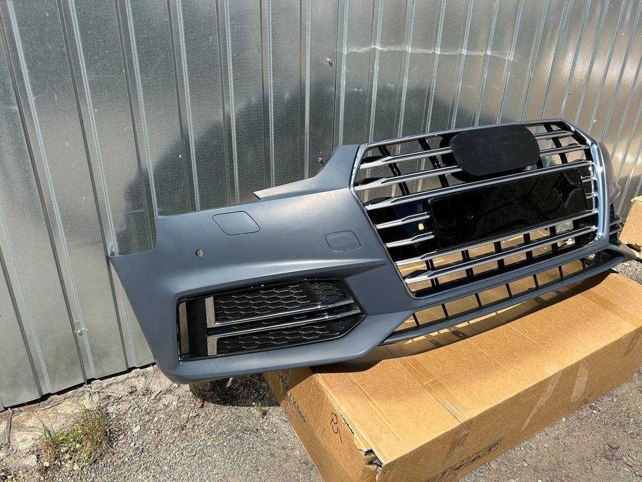 Бампер передній Audi A4 B9 S-line в зборі