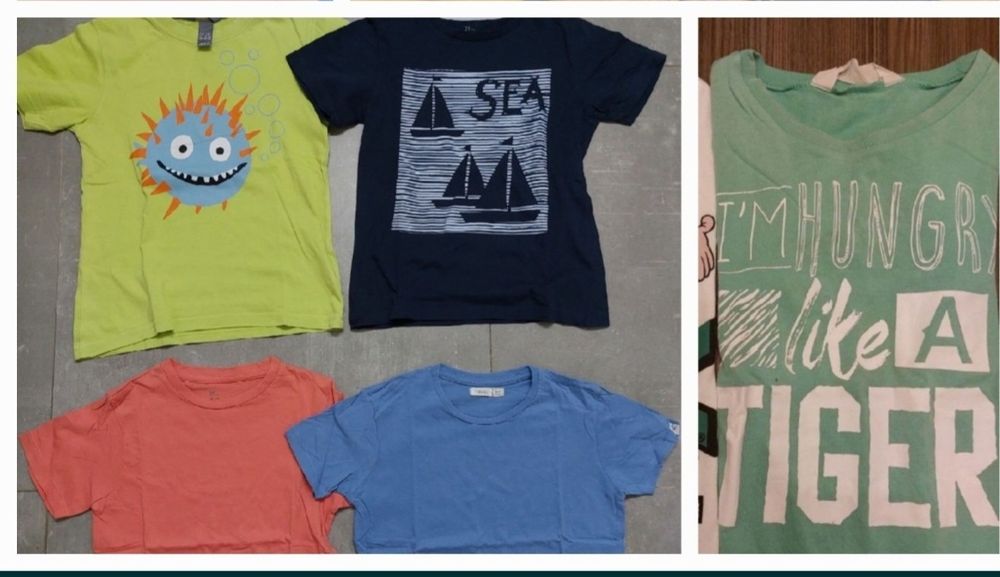7 Tshirts marcas Lanidor,, Zara e Sfera, menino, 6/7