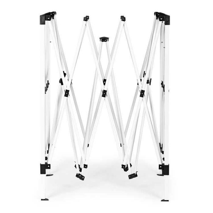 PAWILON Handlowy Ogrodowy lekki 3x3m Biały - AUTOMATYCZNY