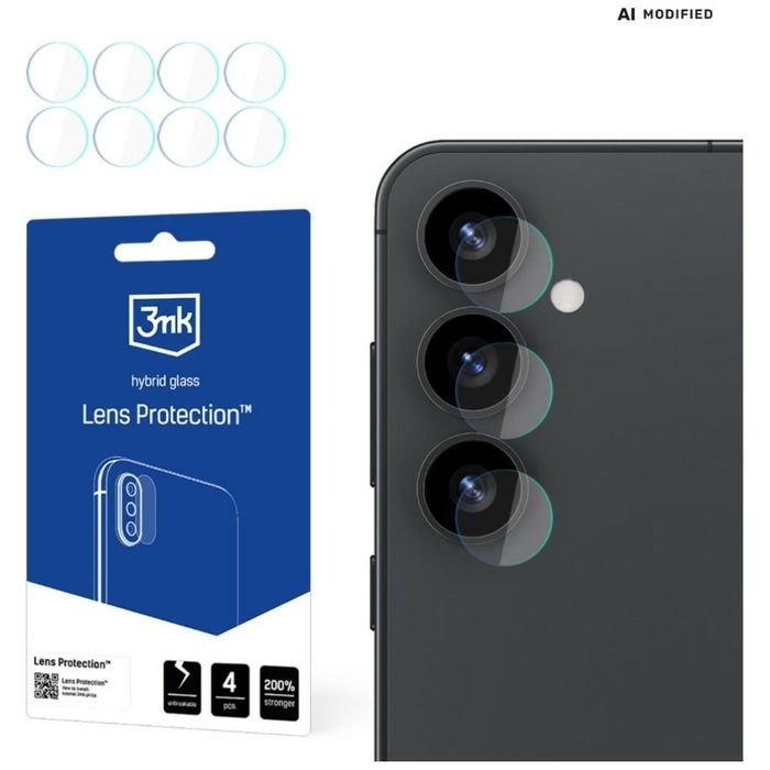 Szkło na aparat do Samsung Galaxy S25 Ochrona na obiektyw 3mk Lens