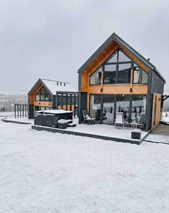 domek z jacuzzi noclegi domek w górach Beskidy weekend wakacje wypoczynek wynajem