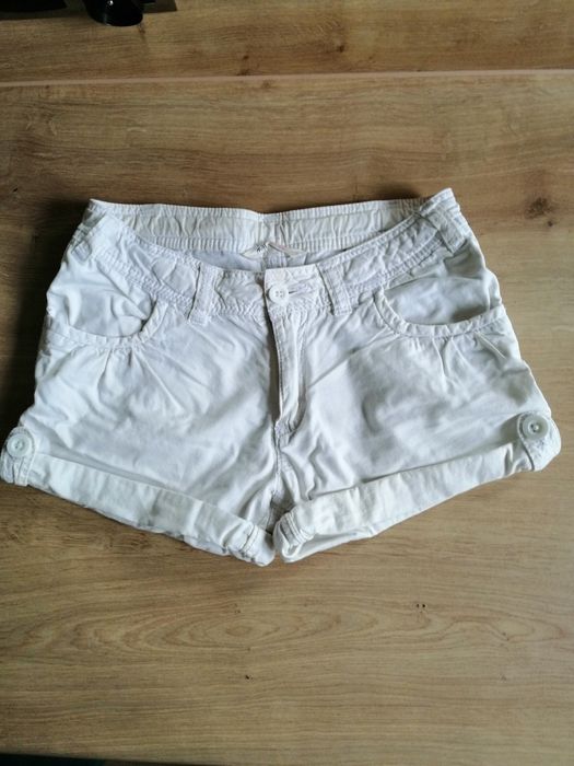 Spodenki krótkie białe XS H&M 11-12lat
