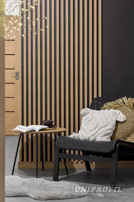 Lamele na płycie MDF – 18 cm x 275 cm