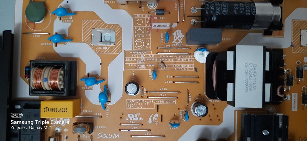 Samsung  43NU7192 na  części