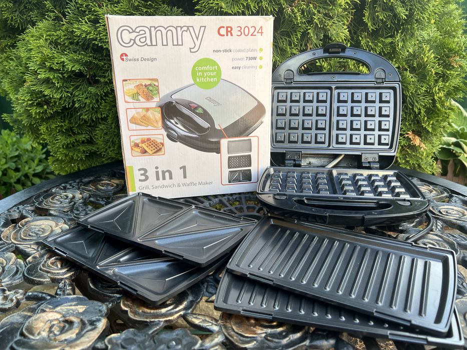 Багатофункціональна вафельниця 3 в 1 Camry CR 3024
