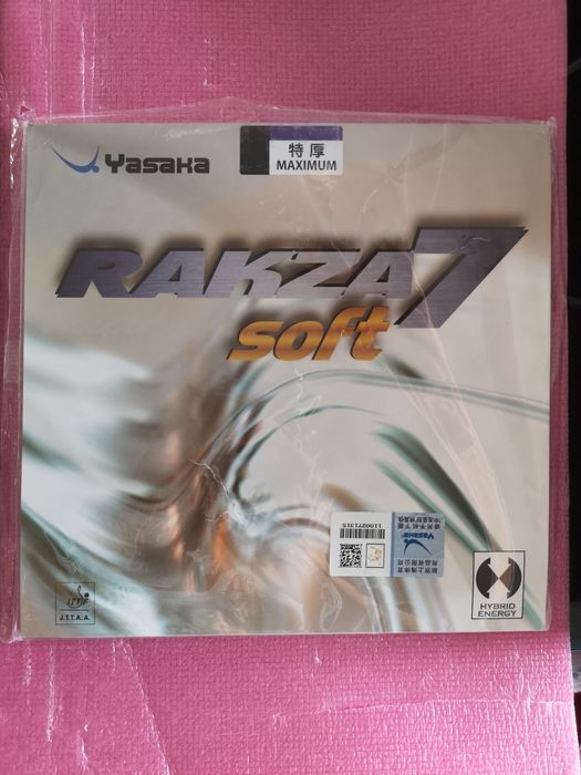 Borracha de ténis de mesa Yasaka Rakza 7 soft