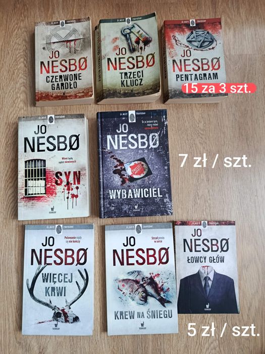 Wyprzedaż książek 5 - 30 zł Nesbo Mróz Larsson