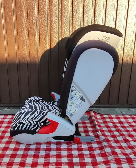 Fotelik Romer Britax Kidfix XP PAD isofix Zebra premium + gratis mata