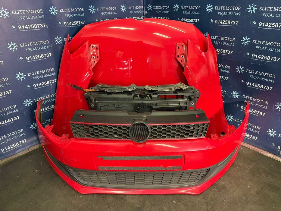 Frente completa usada VW POLO 6R capot parachoques oticas guardalamas radiador
