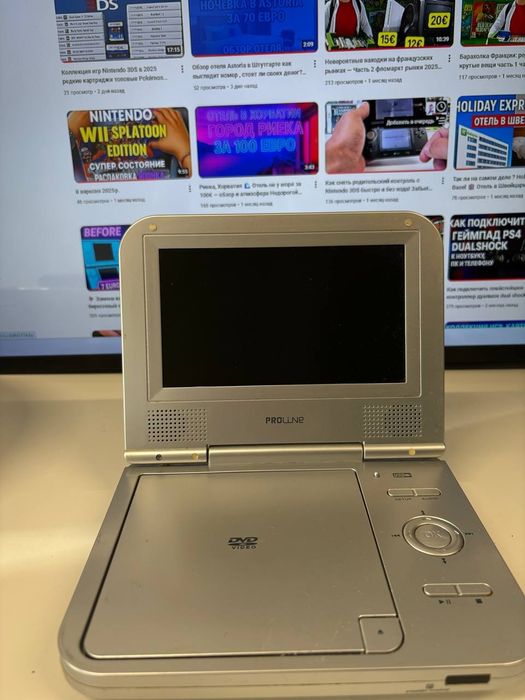 Портативна DVD Player та колекція Чеських фільмів у подарунок дисковий