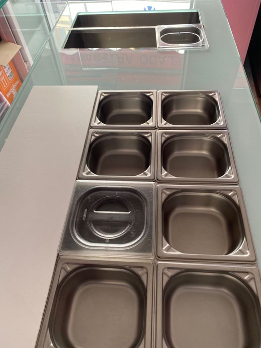 Móveis toppings com refrigeração