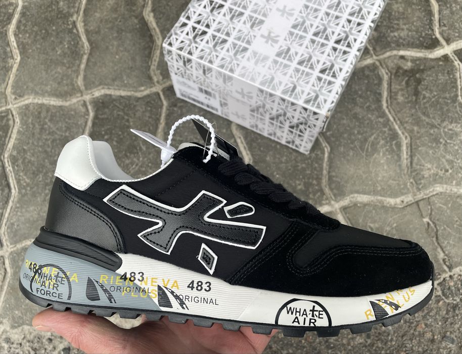 Чоловічі кросівки Premiata Mick 41-45 чорно-білі в наявності.