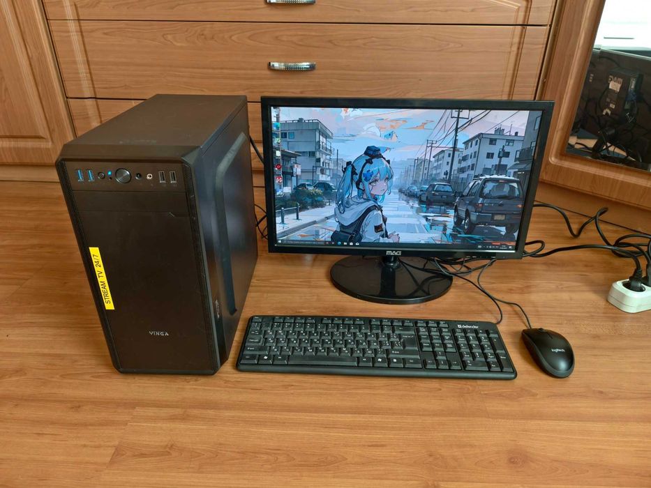 Компютер Core i3-6100 8 гб ddr4 GT440 1 ГБ SSD та HDD