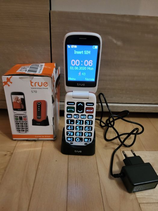 Telefon True S70 Senior Nowy