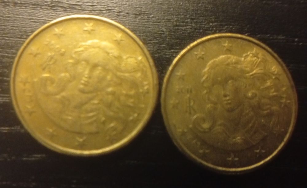 Moeda 10 cent Itália 2002