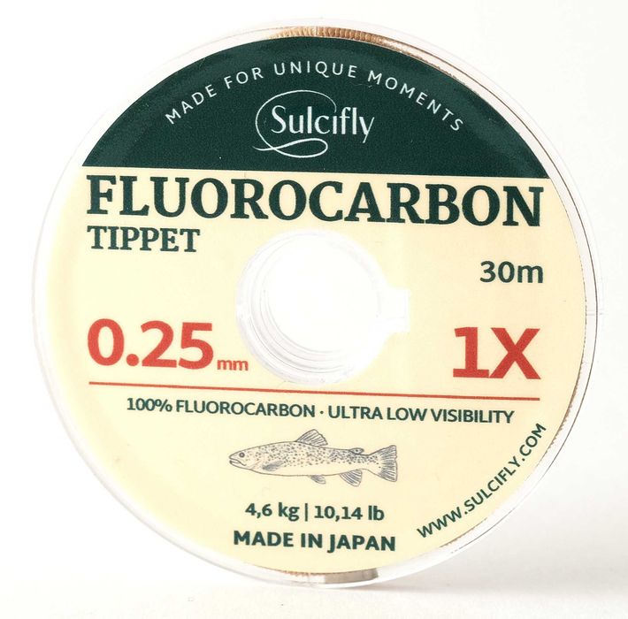 Żyłka Wędkarska Flurocarbon 1X 0.25mm Materiał Przyponowy Sulcifly