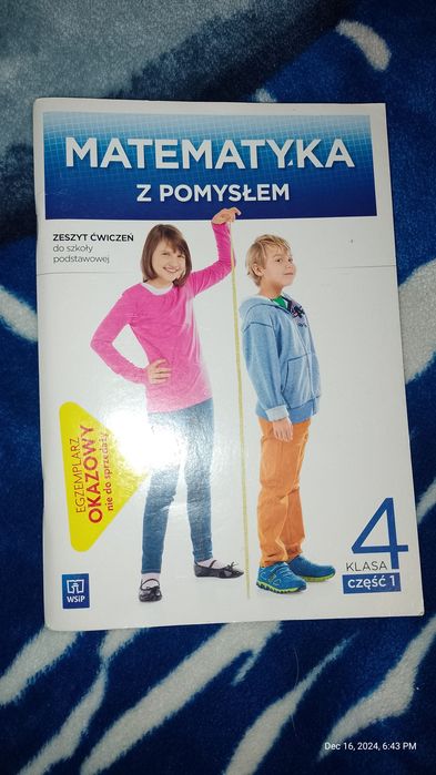 Matematyka z pomysłem  zeszyt ćwiczeń  kl 40