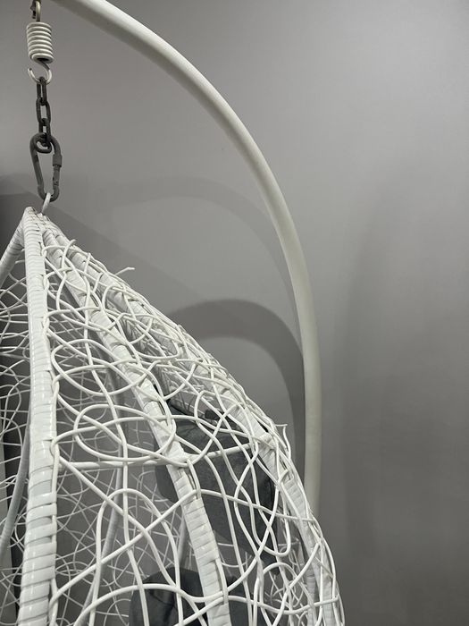 fotetel wiszący kokon biały