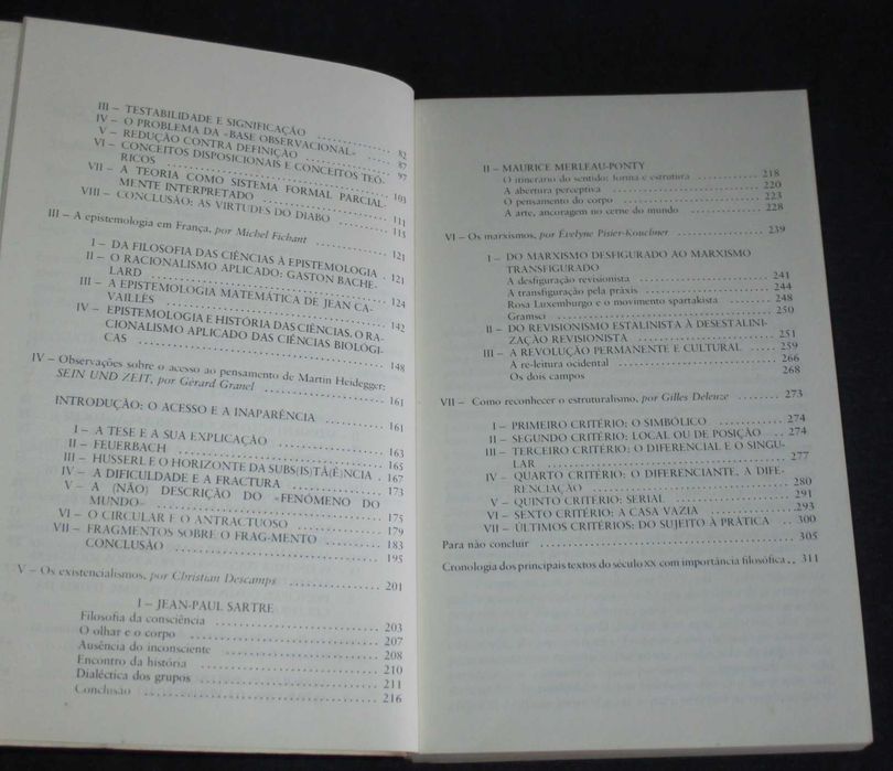 Livro A Filosofia do Século XX François Châtelet