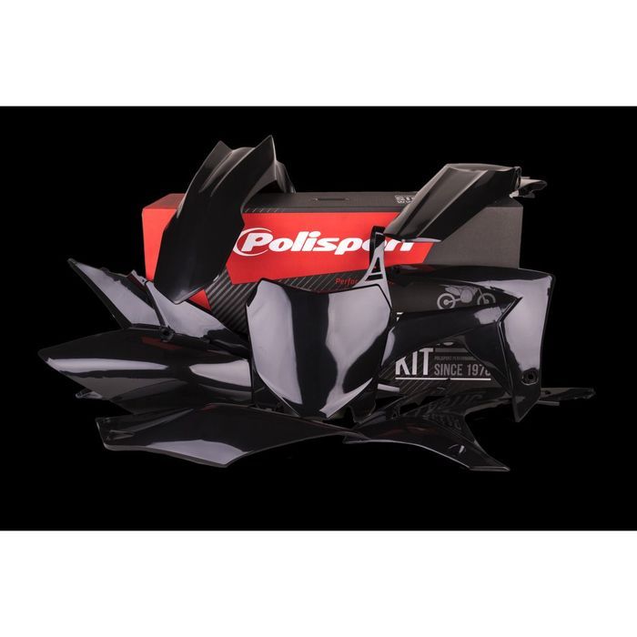 kit plasticos polisport preto honda crf 250 / 450