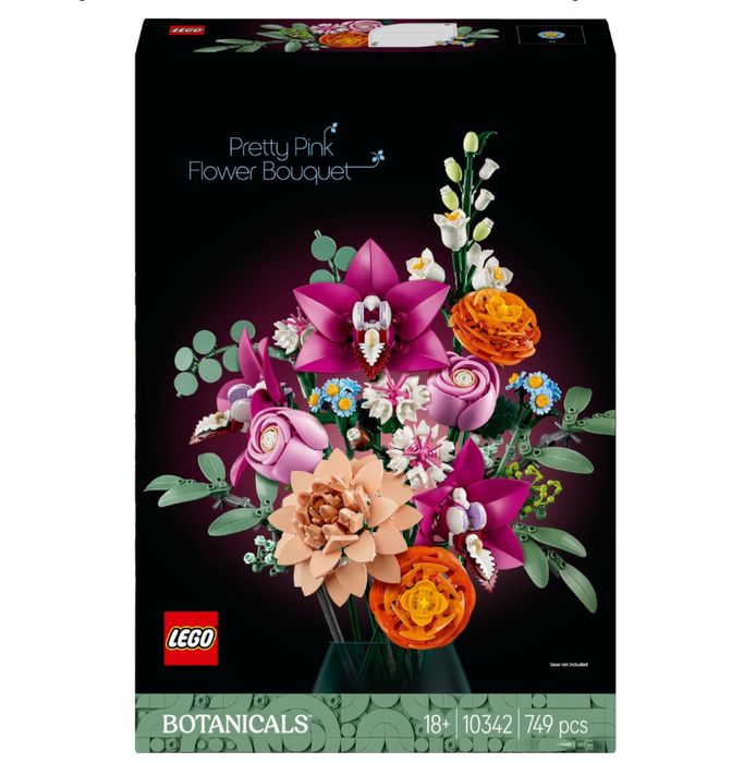 Nowe Klocki LEGO Botanicals 10342 Piękny bukiet różowych kwiatów SKLEP