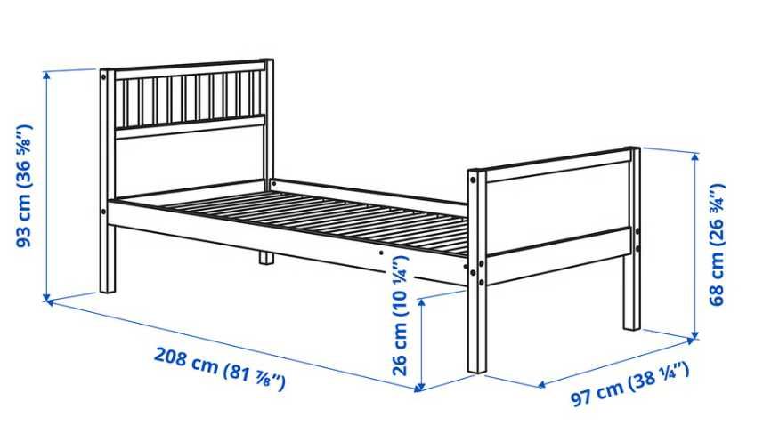 Cama de solteiro Ikea 90*200